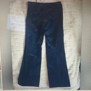 Zara midnight Blue velvet ZW colletion Pants